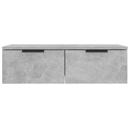 Wall Cabinets 2 pcs Concrete Grey 68x30x20 cm Engineered Wood