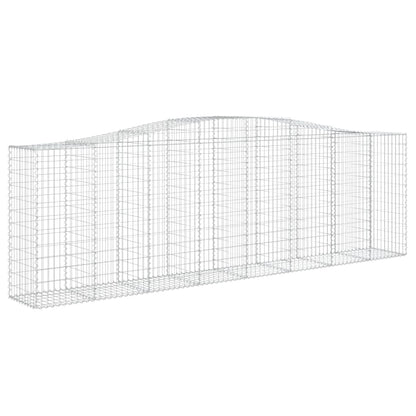 Arched Gabion Baskets 3 pcs 400x50x120/140 cm Galvanised Iron