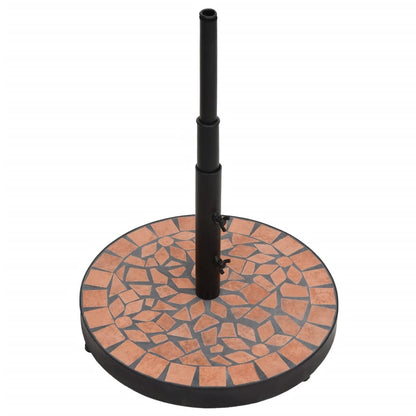 Parasol Base Terracotta Round 12 kg