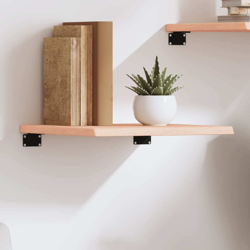 Wall Shelf 40x40x2 cm Untreated Solid Wood Oak