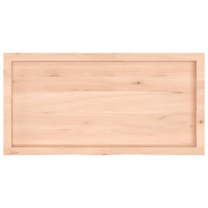 Wall Shelf 100x50x(2-6) cm Untreated Solid Wood Oak