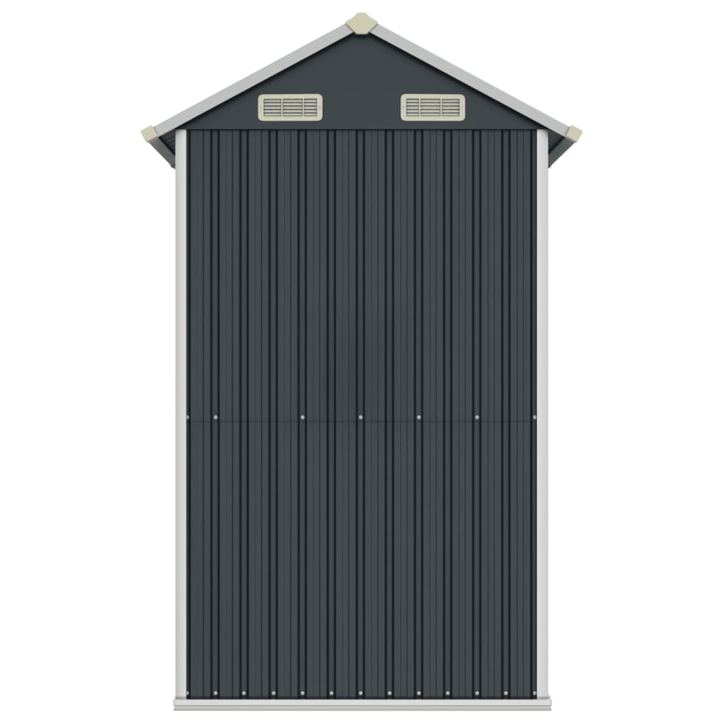 Garden Shed Anthracite 192x152.5x237 cm Galvanised Steel