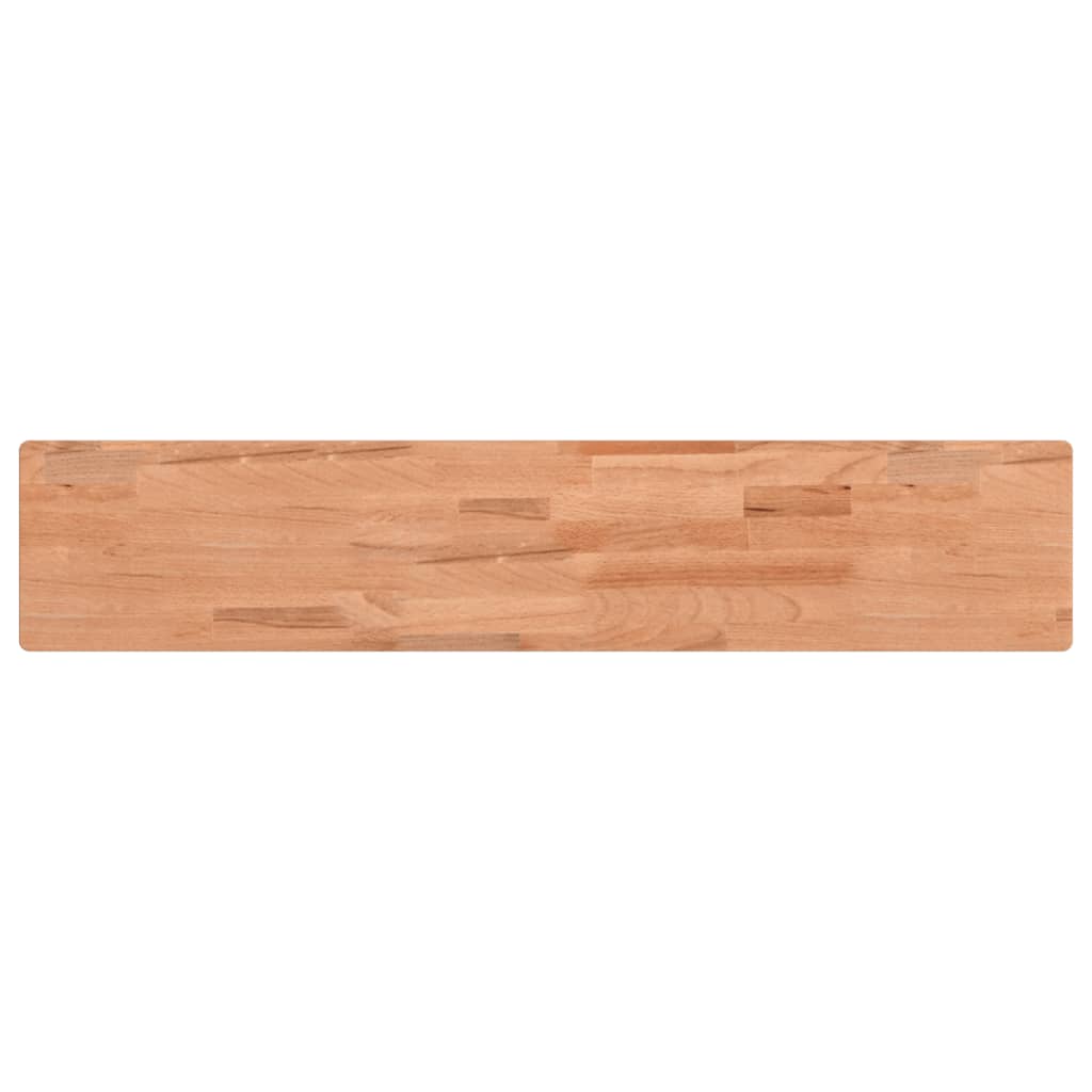 Wall Shelf 100x20x4 cm Solid Wood Beech