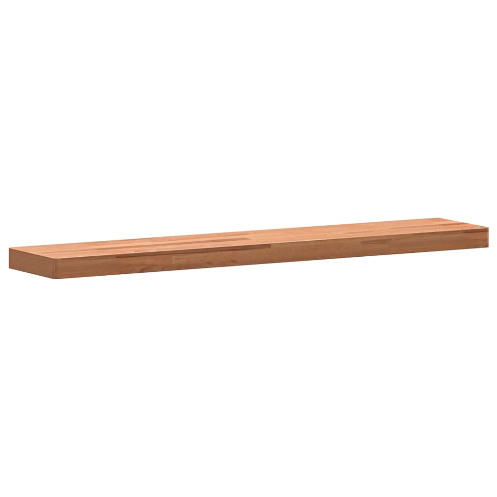 Wall Shelf 100x20x4 cm Solid Wood Beech