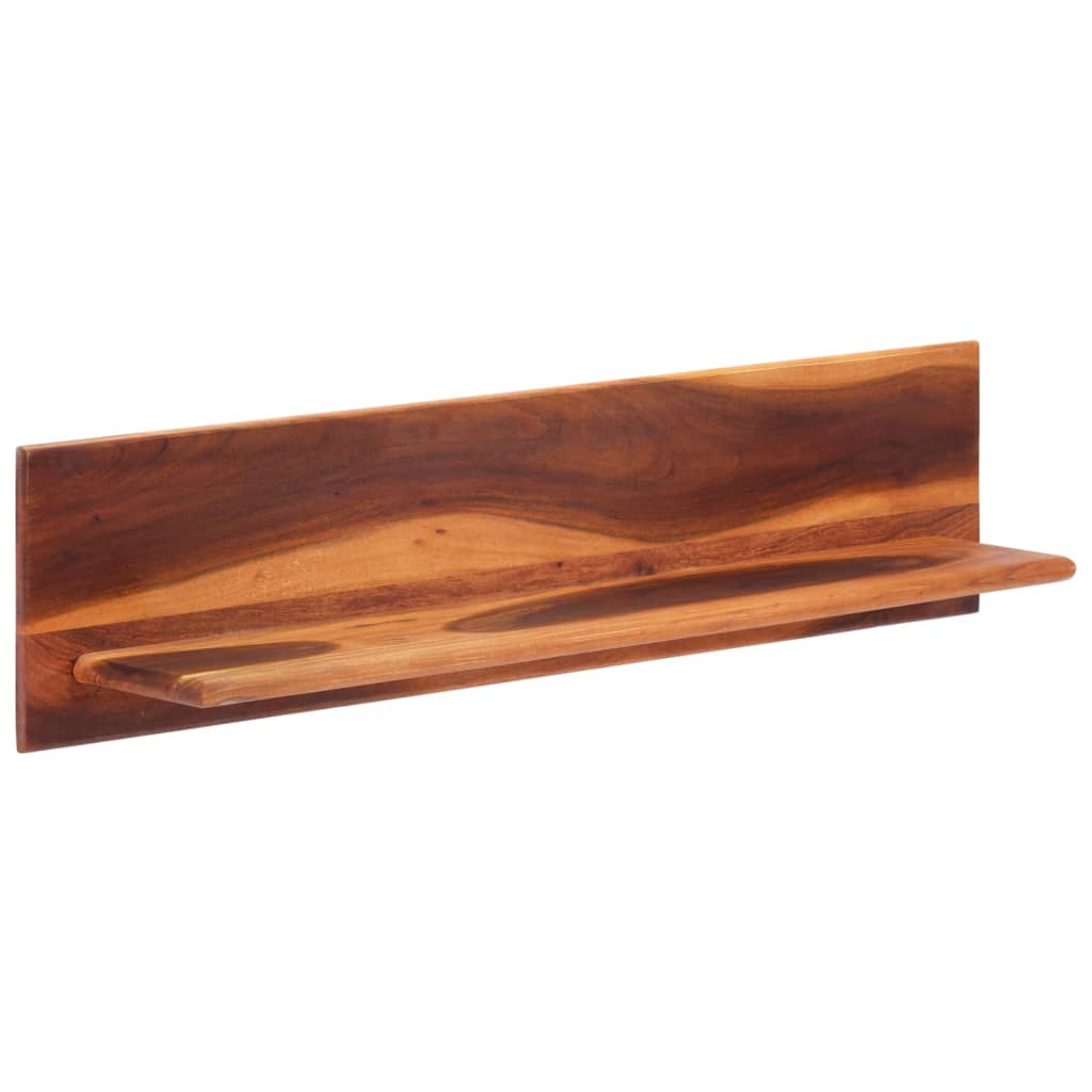 Wall Shelves 2 pcs 112x20x26 cm Solid Wood Acacia