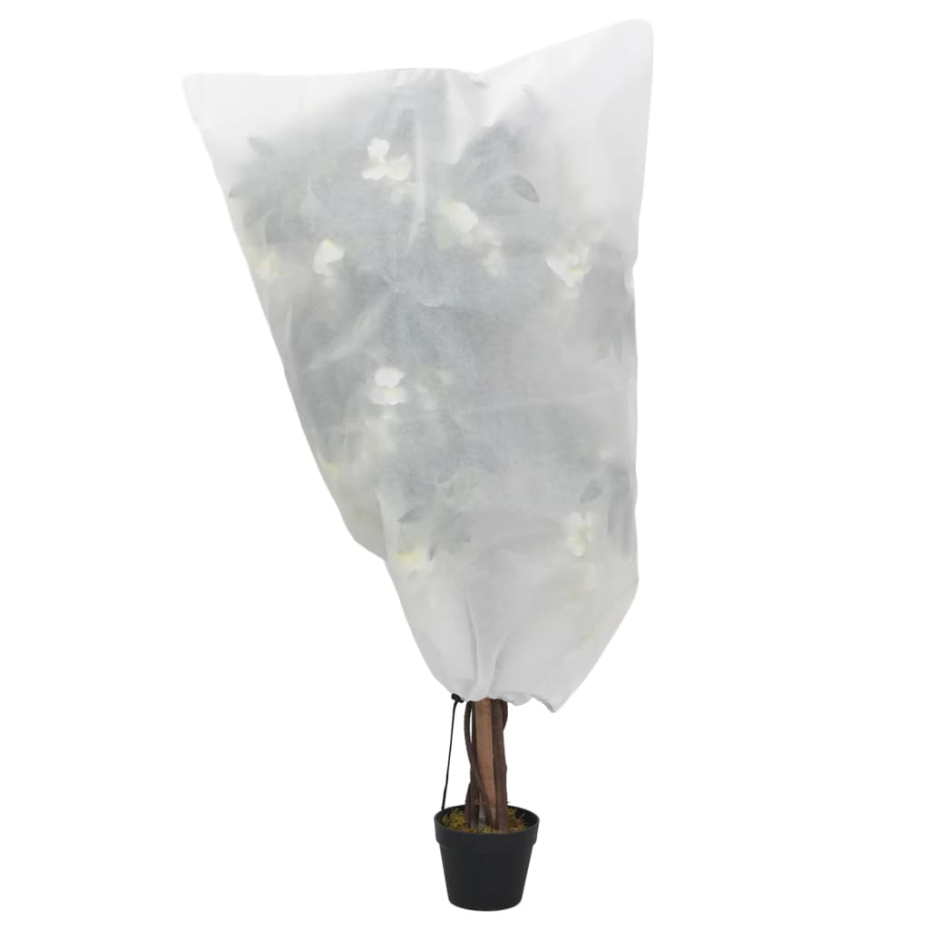 Plant Fleece Covers with Drawstring 4 pcs 70 g/m² 0.8x1 m