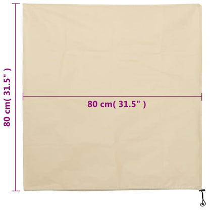 Plant Fleece Covers with Drawstring 4 pcs 70 g/m² 0.8x0.8 m