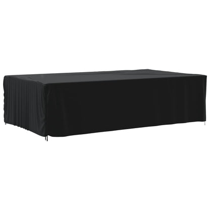 Garden Furniture Cover Black 315x180x74 cm 420D Oxford