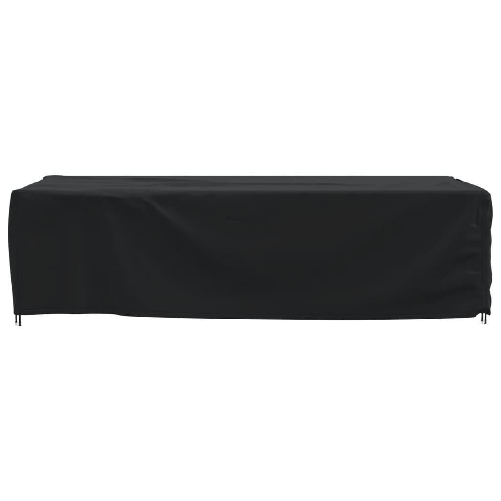 Garden Furniture Cover Black 315x180x74 cm 420D Oxford