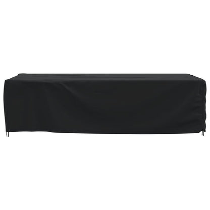 Garden Furniture Cover Black 315x180x74 cm 420D Oxford