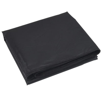 Garden Umbrella Cover Black 280x30/81/45 cm 420D Oxford